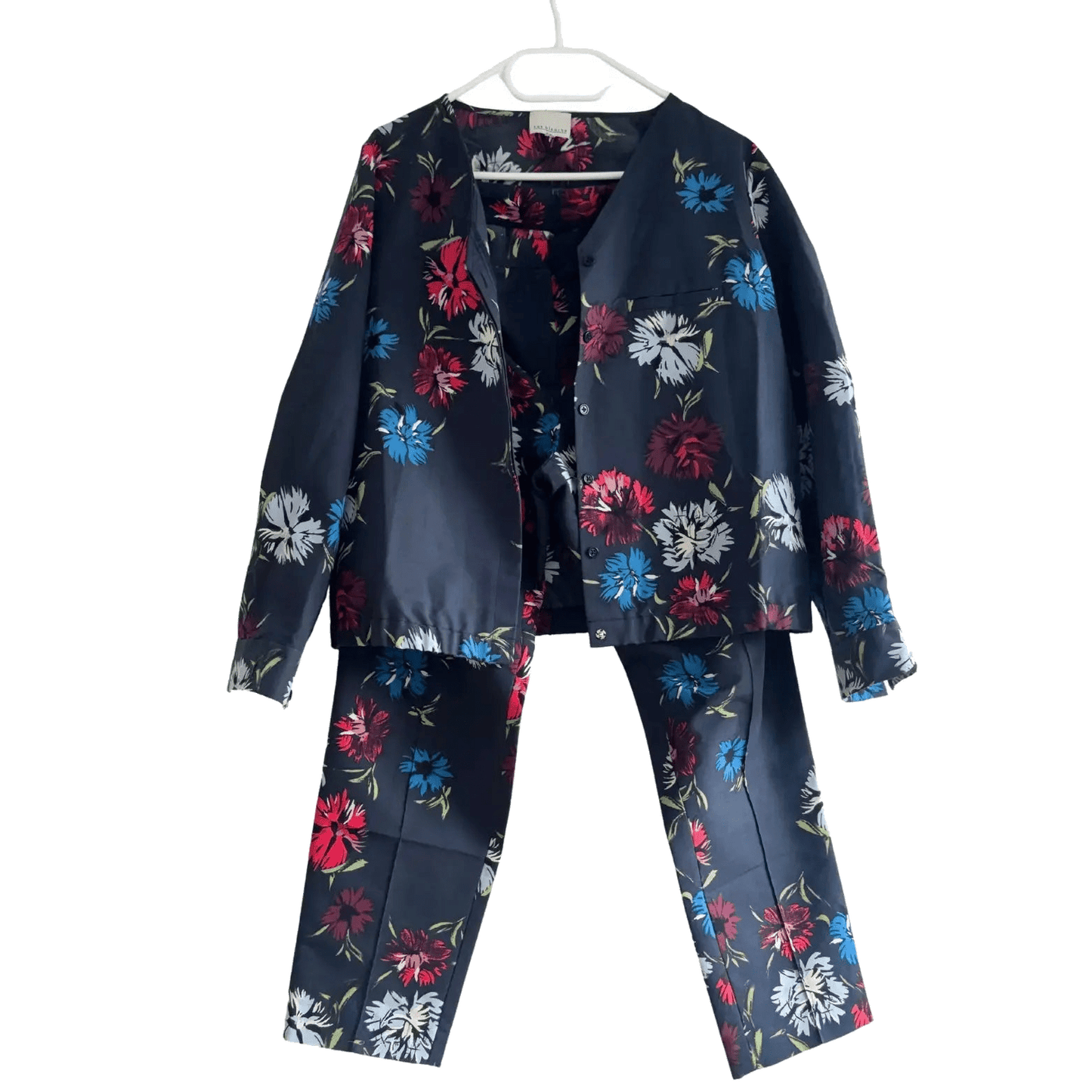 Pantalon Cigarette à fleurs - Taille 4/XL