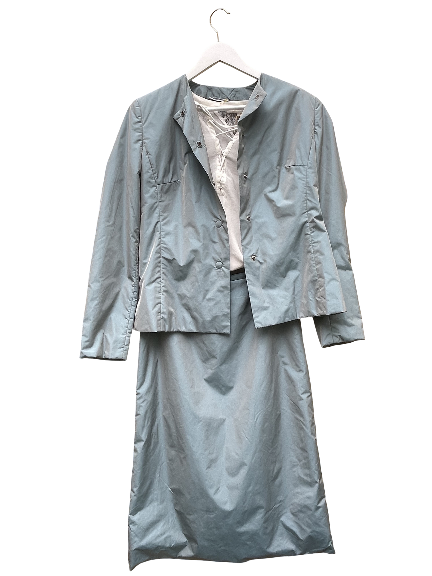 Blazer Bleu Ciel Taille 40 Max Mara Seconde main CoClo Femmes