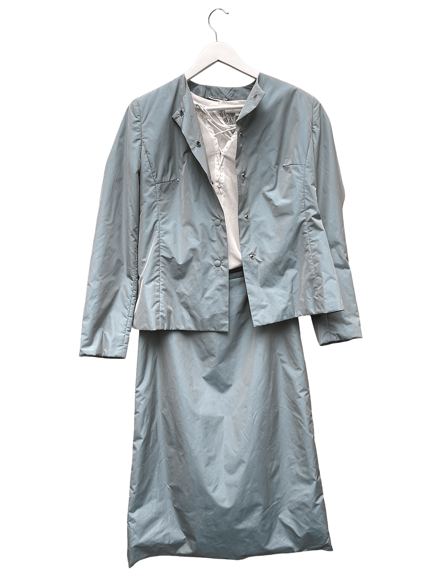Blazer Bleu Ciel Taille 40 Max Mara Seconde main CoClo Femmes