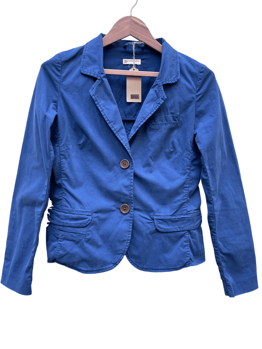 Blazer Bleu Marine Taille M CoClo Custom Upcycling Femmes