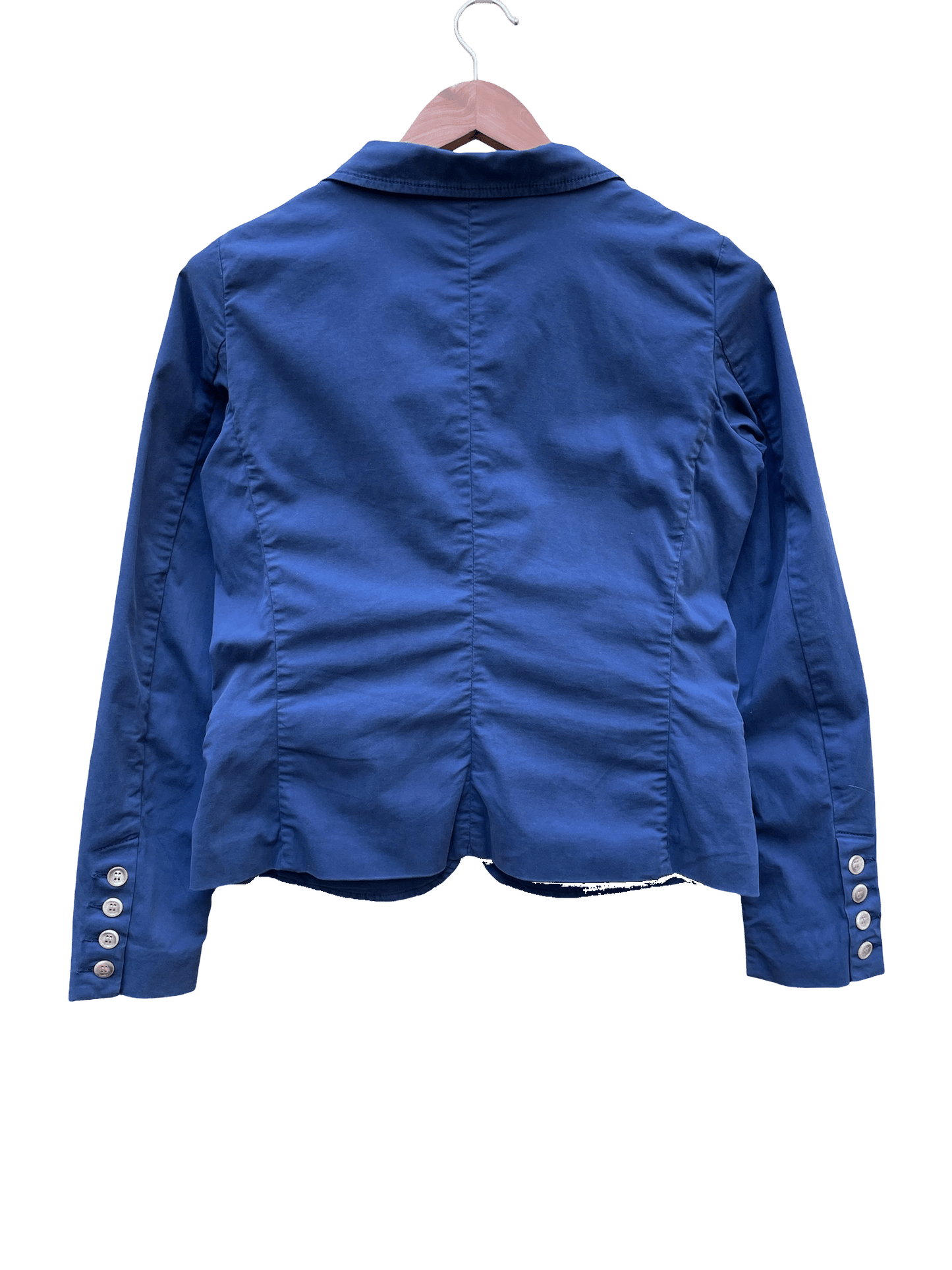 Blazer Bleu Marine Taille M CoClo Custom Upcycling Femmes