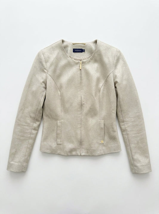 Blazer Terre Bleue Beige Taille 36 Seconde Main CoClo femmes