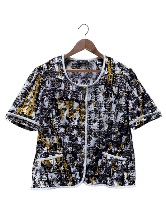 Blouse Colorée Taille L CoClo Custom Upcycling Femmes