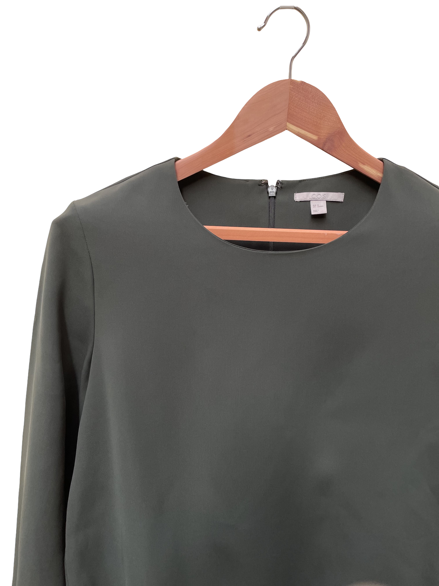 Blouse Vert Bouteille - Taille 36 COS CoClo Seconde main femmes