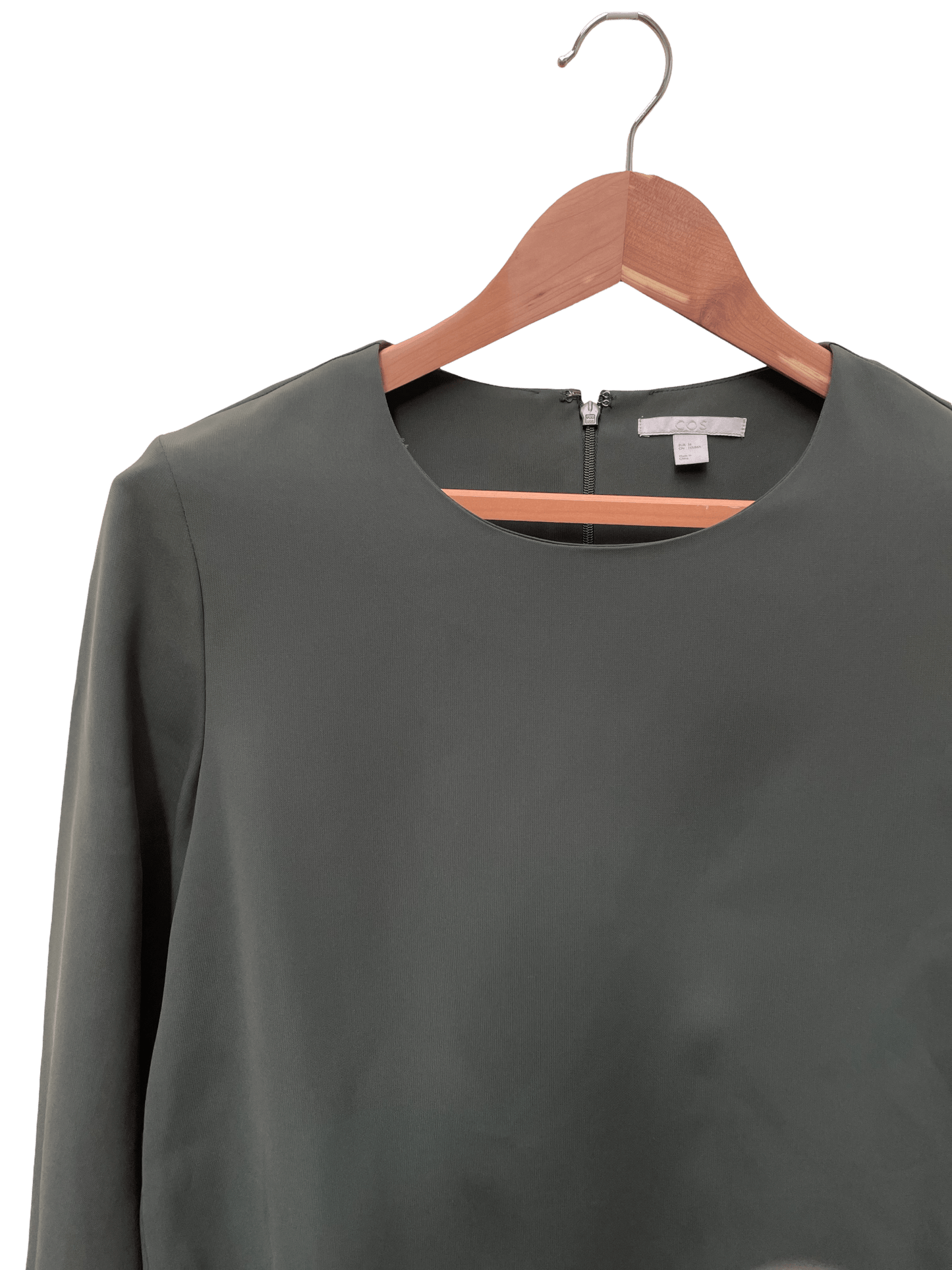 Blouse Vert Bouteille - Taille 36 COS CoClo Seconde main femmes