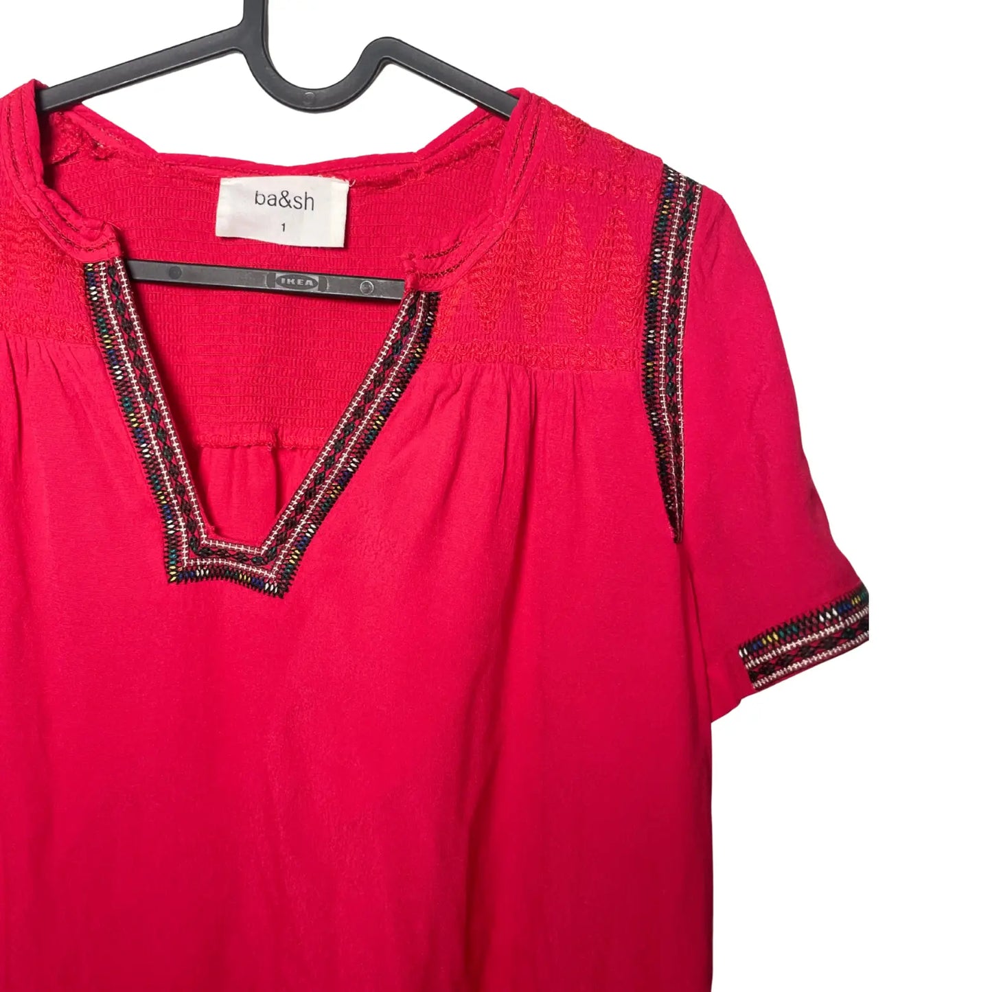 Blouse rouge - Taille 1/S CoClo Custom
upcycling vue 2