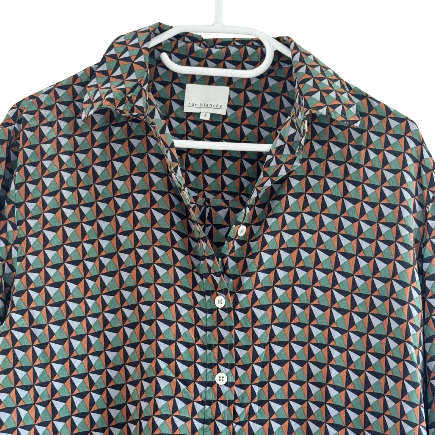 Chemise à motif - Taille 2/M Rue Blanche
