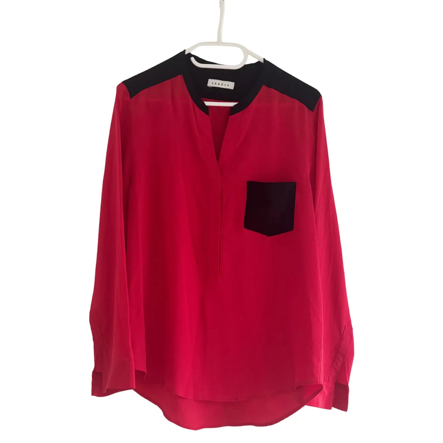 Chemise rouge - Taille 38 Sandro