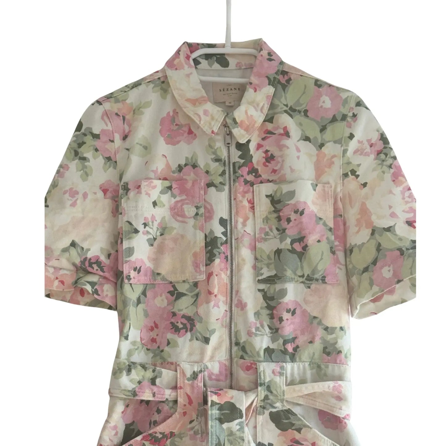 Combishort fleurie - Taille 36 Sezane