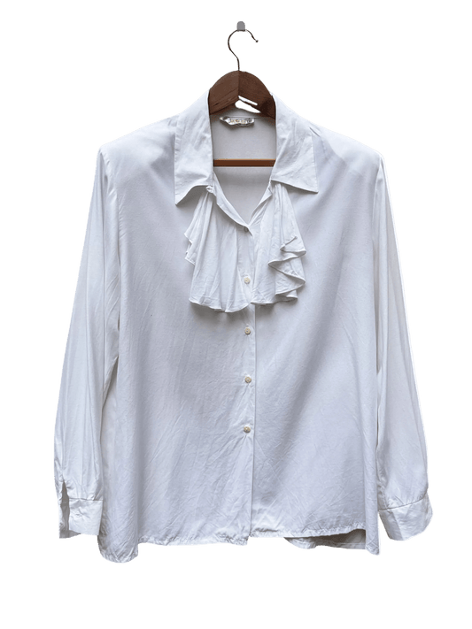Chemise Blanche Taille 40 CoClo Custom Upcycling Femmes
