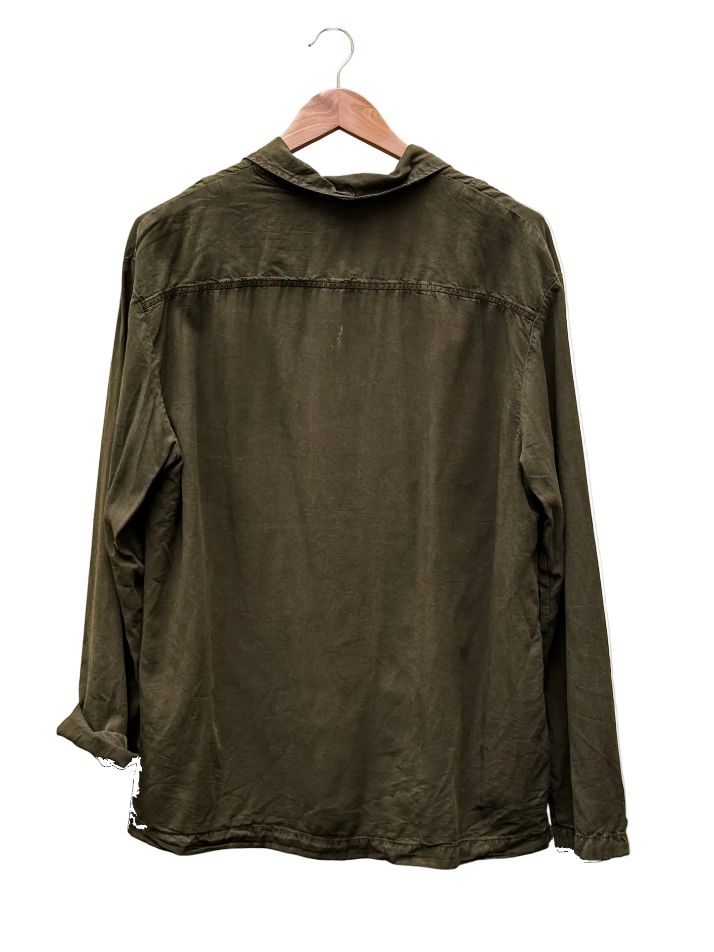 Chemise Kaki - Taille L American Vintage CoClo Seconde main femmes