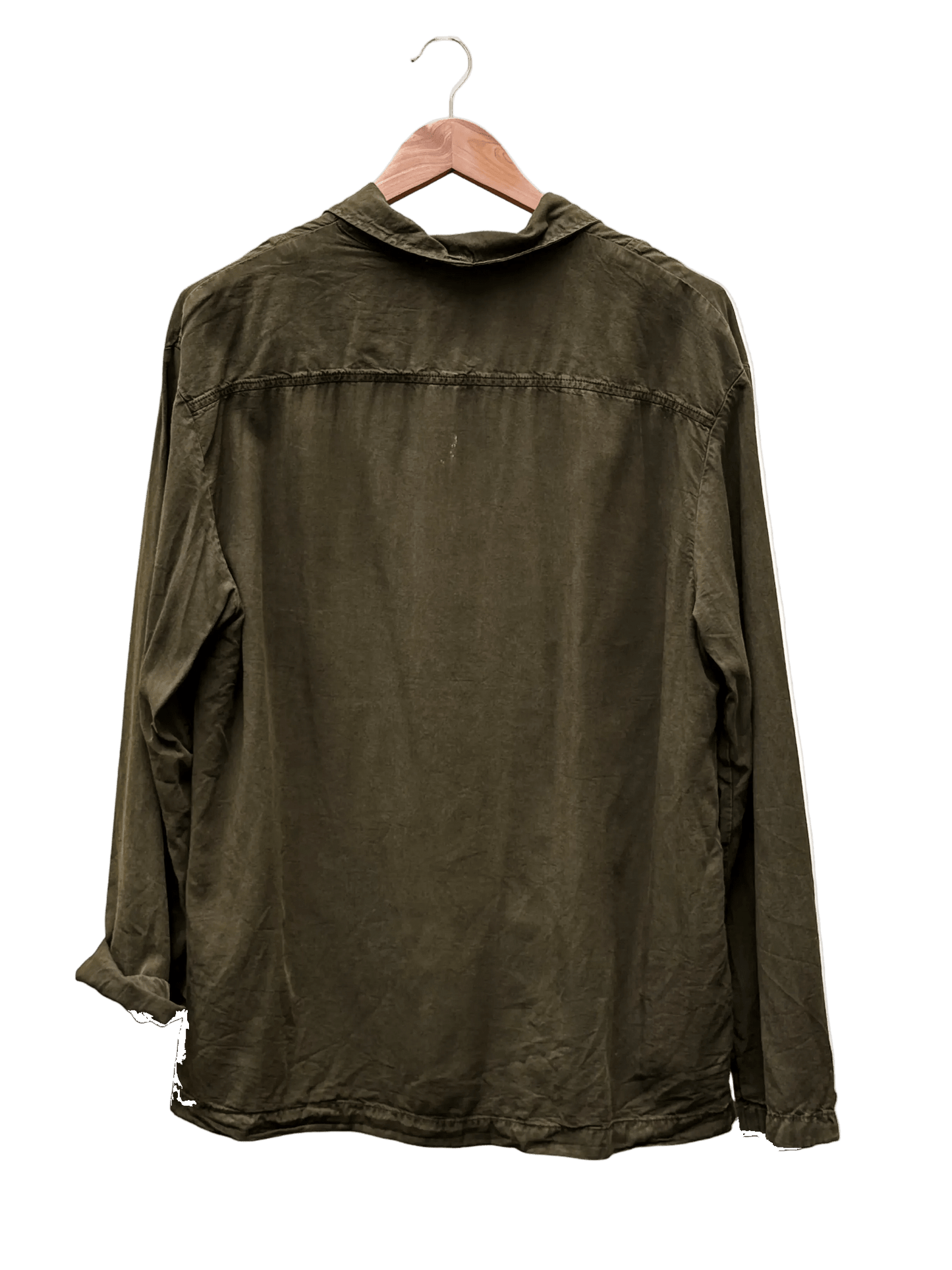Chemise Kaki - Taille L American Vintage CoClo Seconde main femmes