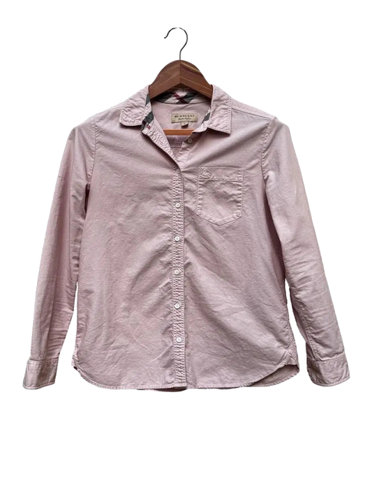 Chemise Rose Pâle Taille S Burberry Seconde main CoClo Femmes