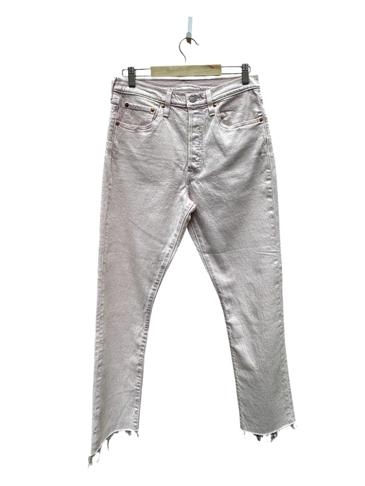 Jean_Droit_Rose_Taille_W28_L32_-_levis Seconde main CoClo Femmes