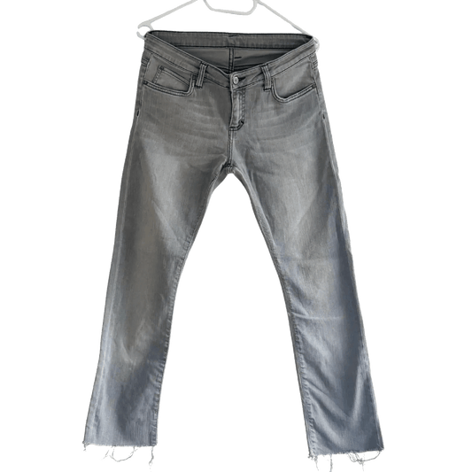 Jean Gris Droit - Taille 28 Edwin Seconde main CoClo Femmes