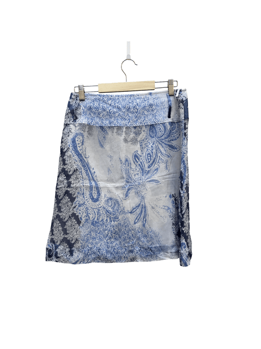 Jupe Blanche & Bleue Taille 1/S PaulineB CoClo Seconde main Femmes