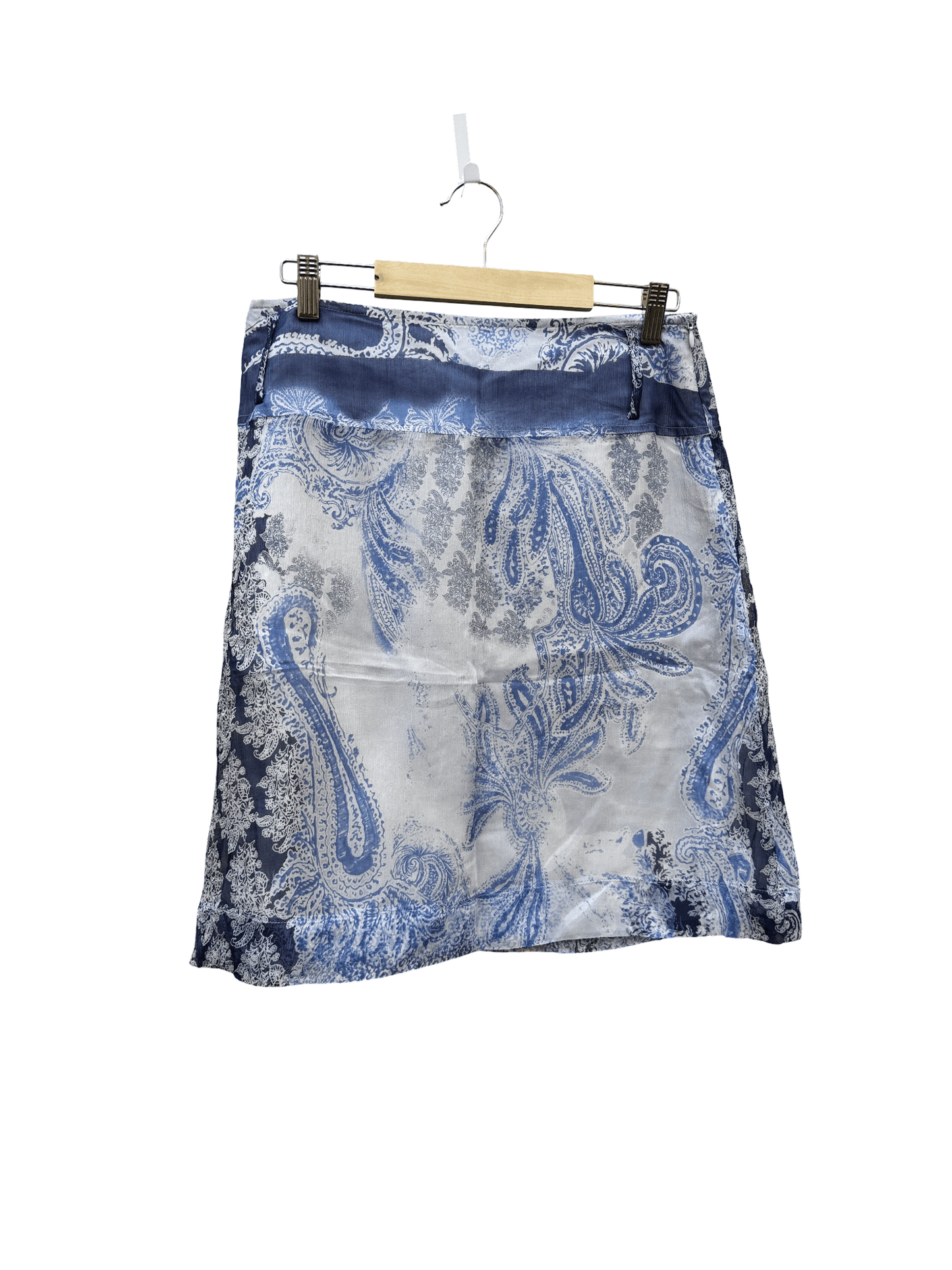 Jupe Blanche & Bleue Taille 1/S PaulineB CoClo Seconde main Femmes