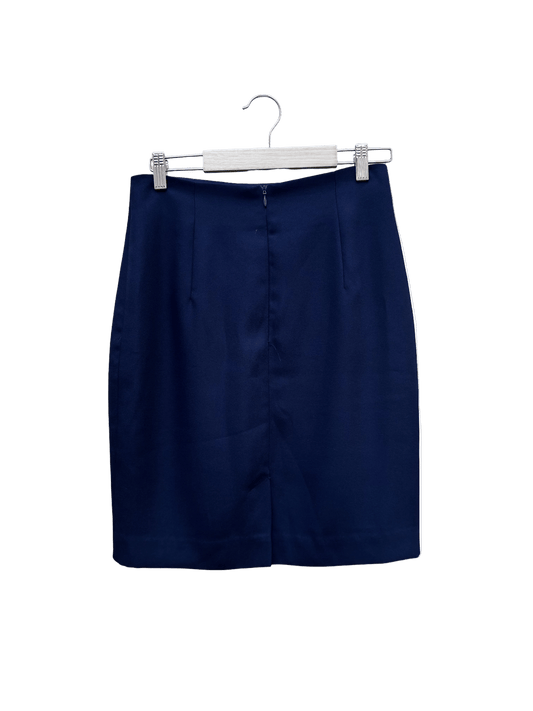 Jupe Bleu Marine Taille 2/M CoClo Custom Upcycling femmes