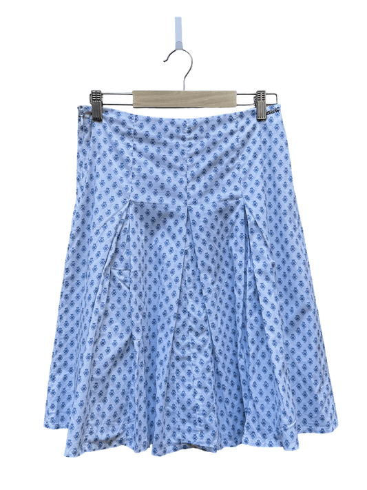 Jupe Bleue & blanche Taille S MerduNord CoClo Seconde main Femmes