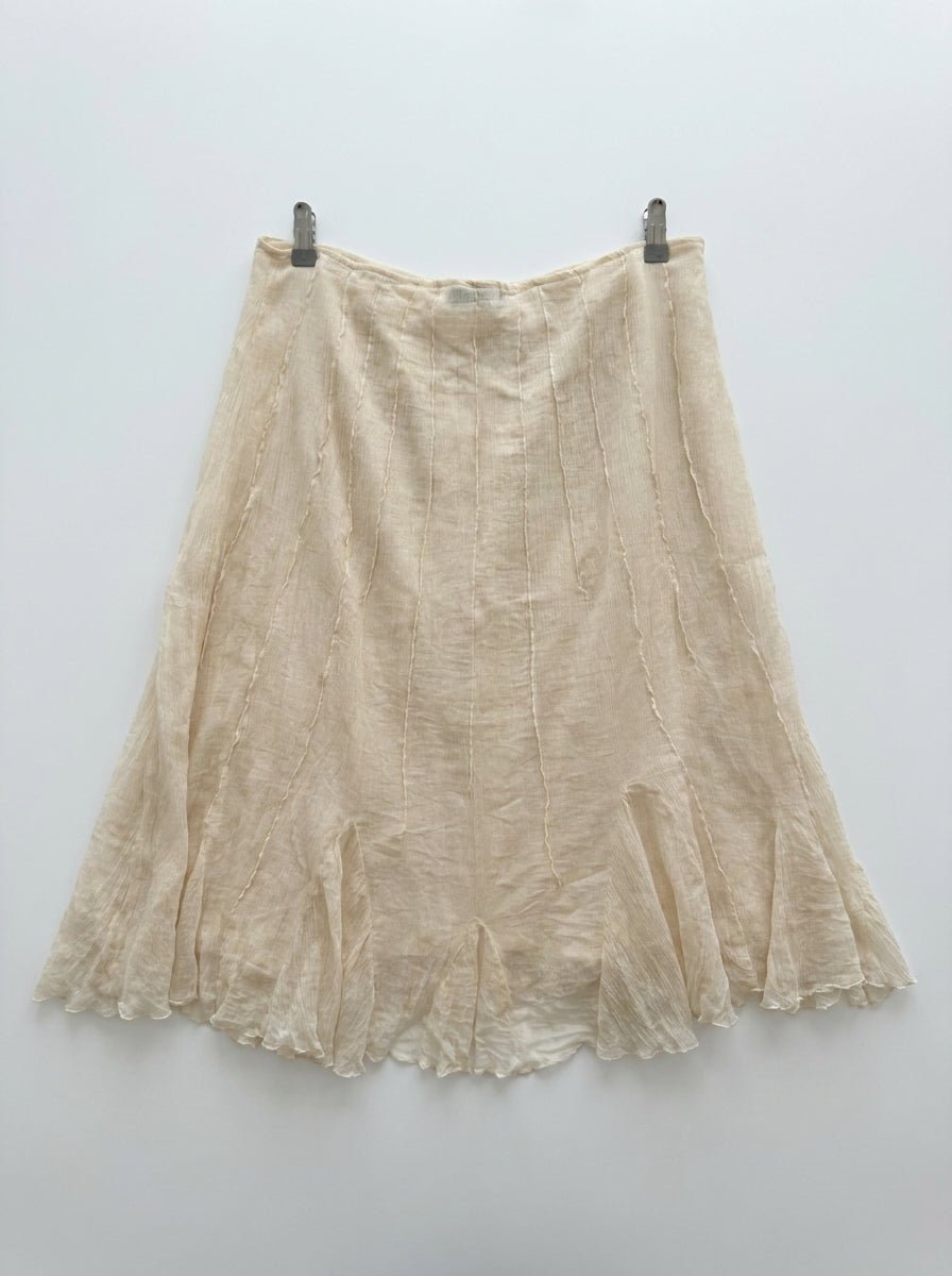 Jupe Caroline Bliss dentelles beige Taille 44 Seconde main CoClo Femmes