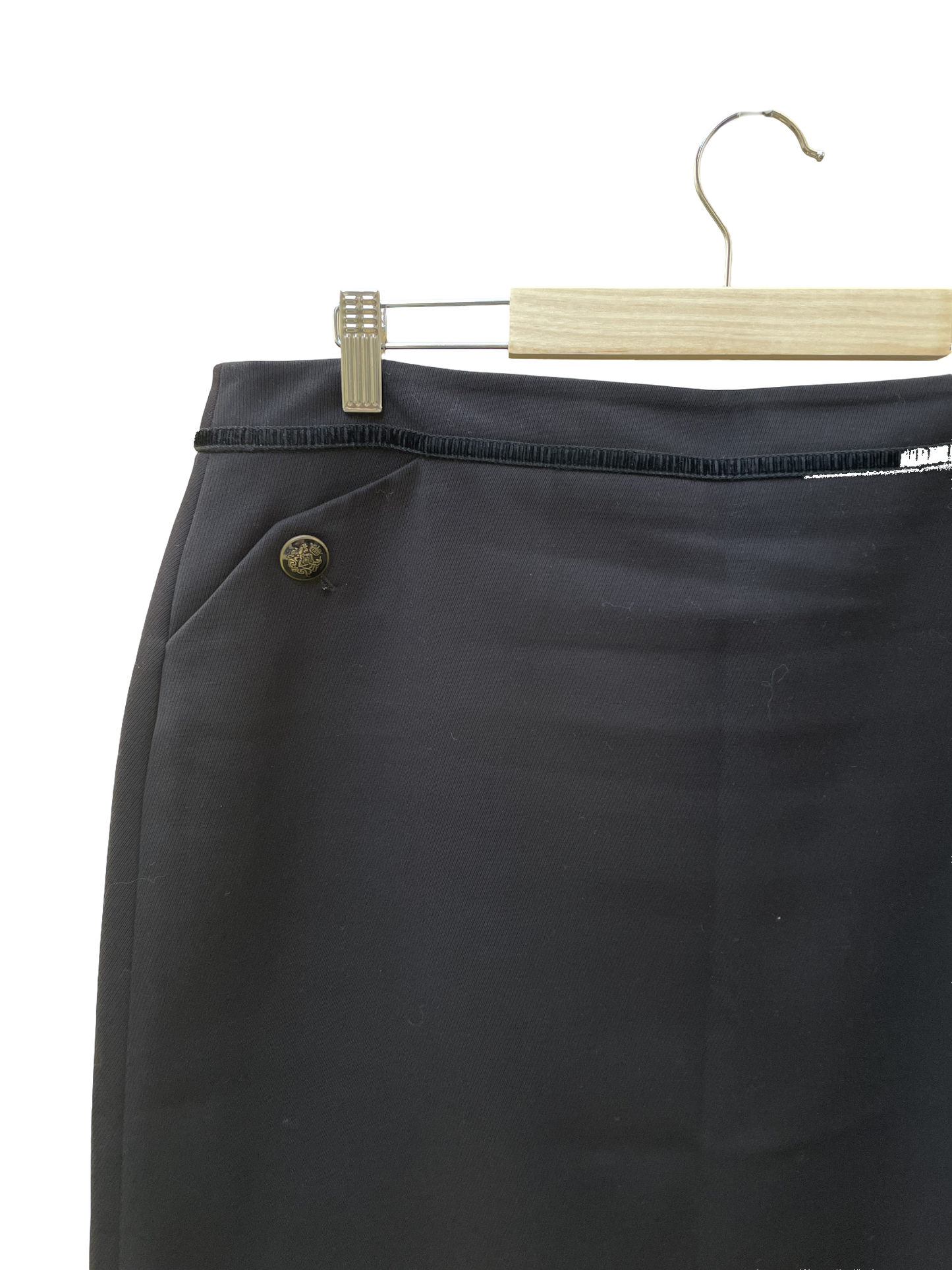 Jupe CoClo Custom - noir taille XL vue porte - seconde main femmes