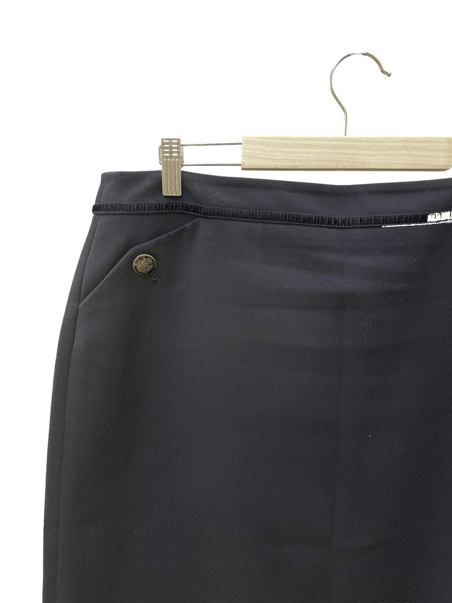 Jupe CoClo Custom - noir taille XL vue porte - seconde main femmes