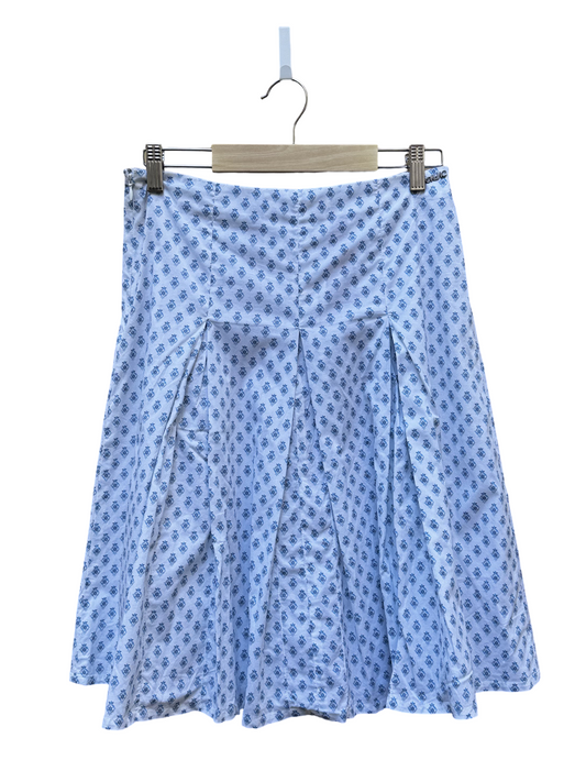 Jupe bleue/blanche Taille S/36 seconde main femme