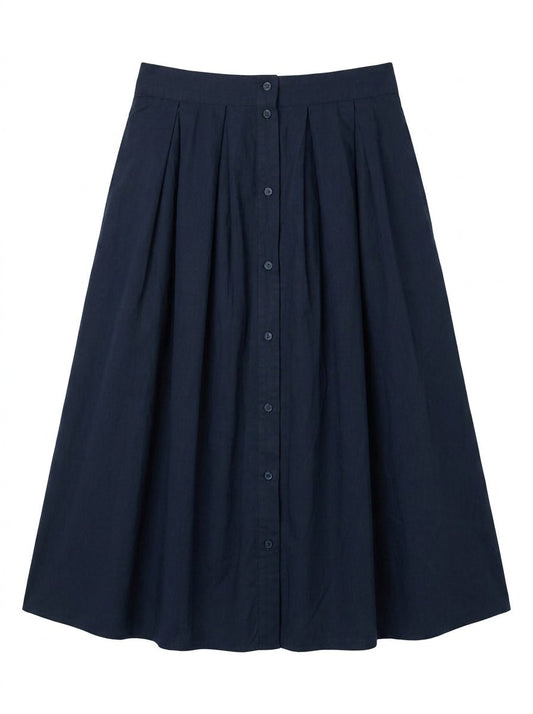 Jupe midi bleu nuit Esme Studios Taille S/M/L Seconde main CoClo femmes
