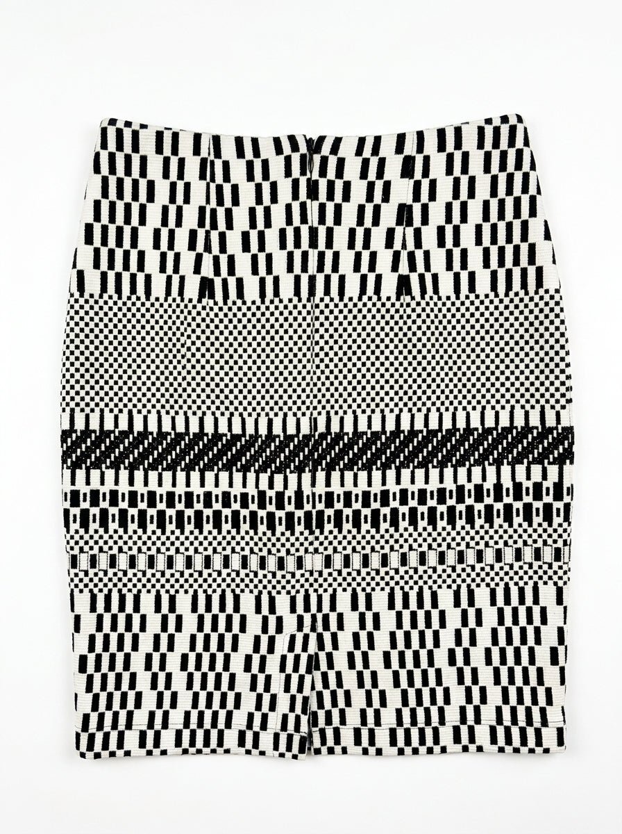 Jupe noir et blanc taille 38 Dona Dura Seconde main CoClo Femmes