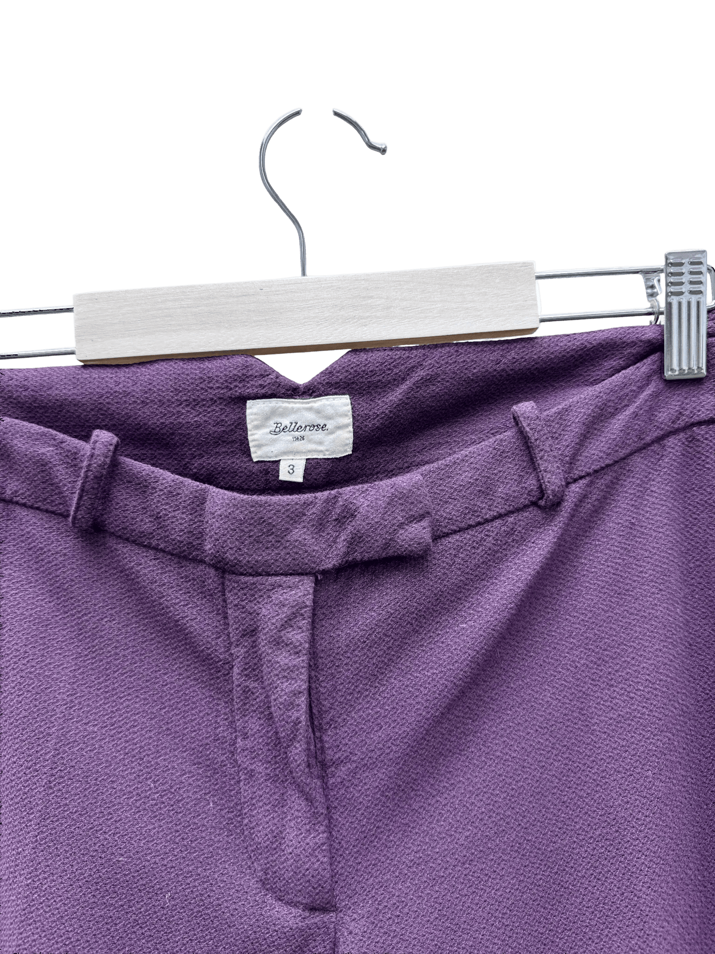 Pantalon_Aubergine_-_Taille_3_L_-_Bellerose_CoClo Seconde main _Femmes