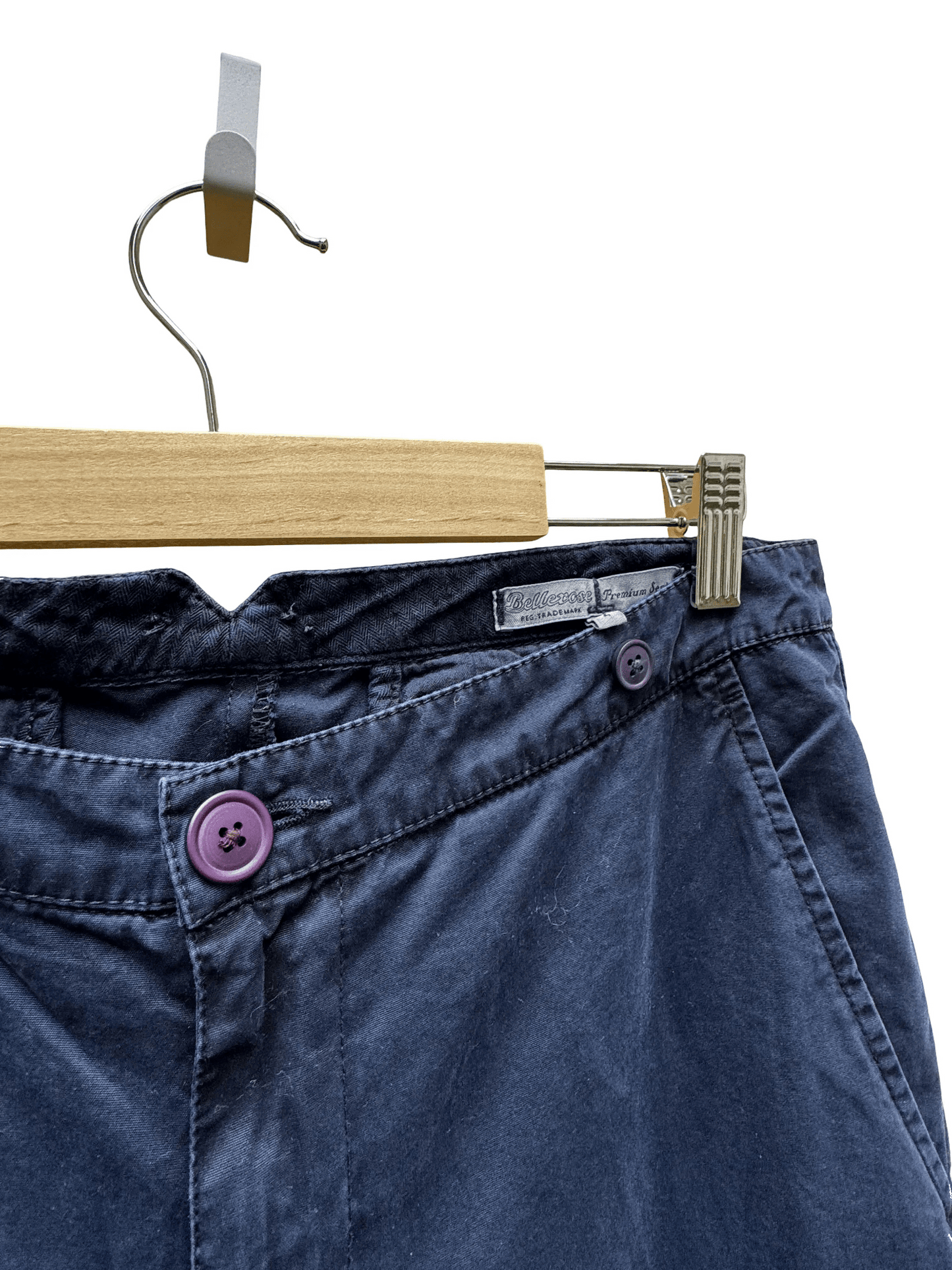 Pantalon Bleu Marine Taille 2/M Bellerose Seconde main CoClo Femmes