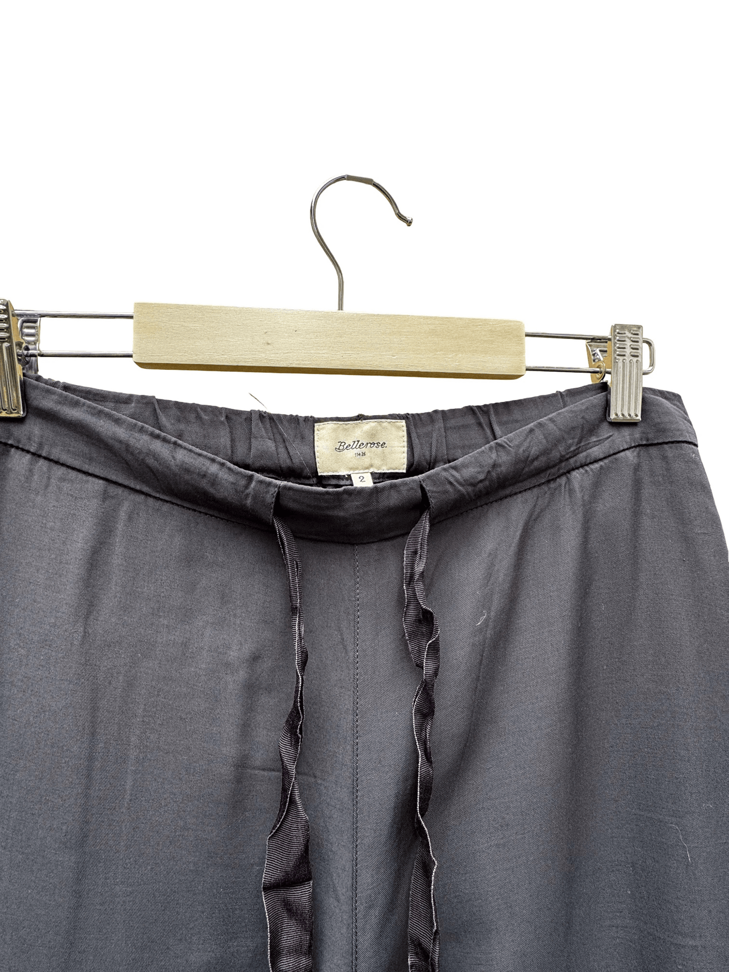 Pantalon_Noir Taille 2 BelleroseCoClo Seconde main Femmes