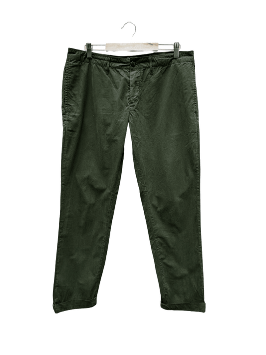 Pantalon Vert Olive Taille 3/L Bellerose Seconde main CoClo Femmes