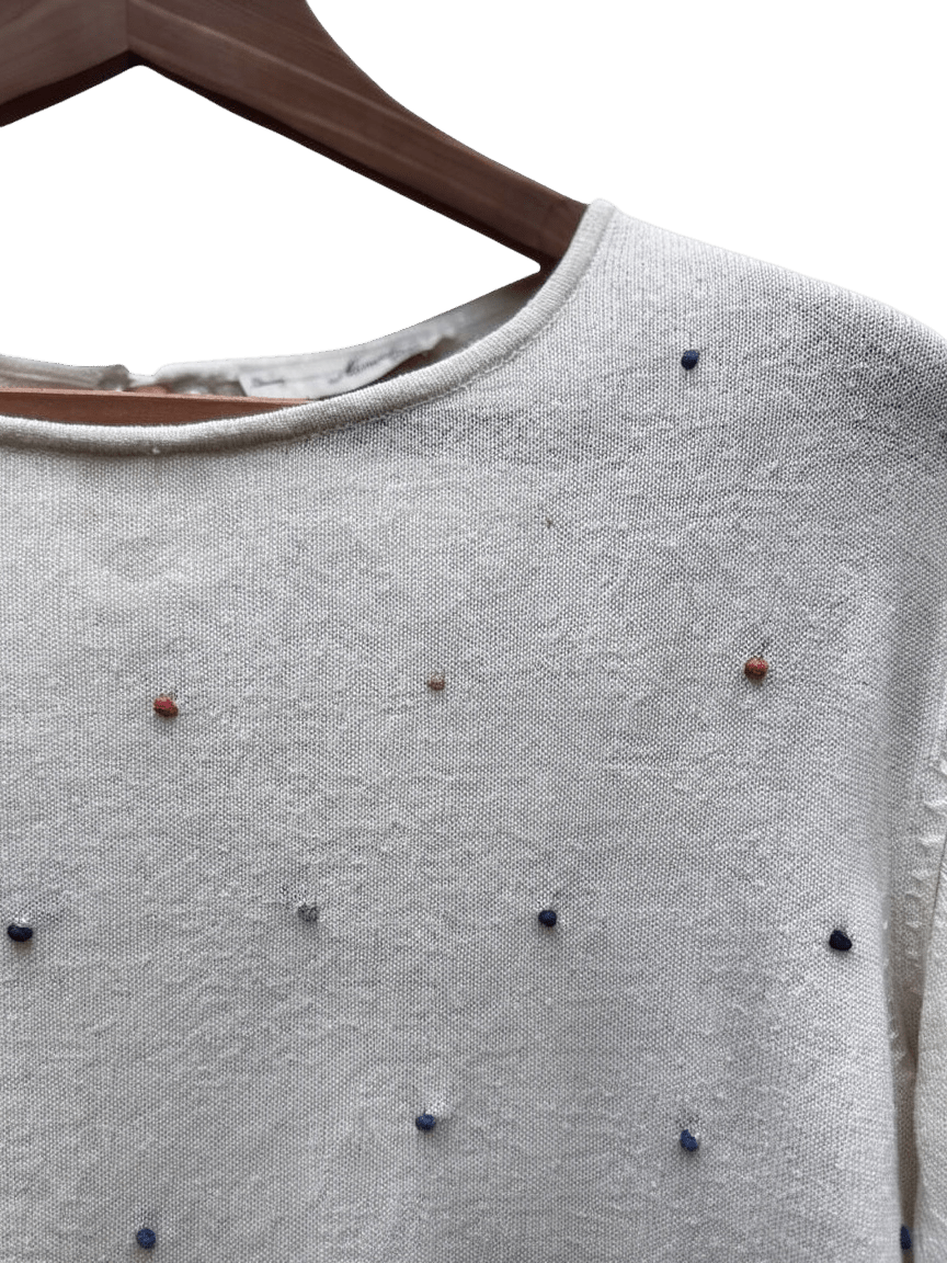 Pull Blanc Taille S Komono London CoClo Seconde main Femmes