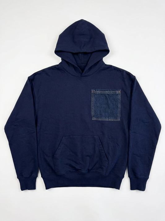 Pull bleu taille S CoClo Seconde main upcycling Femmes