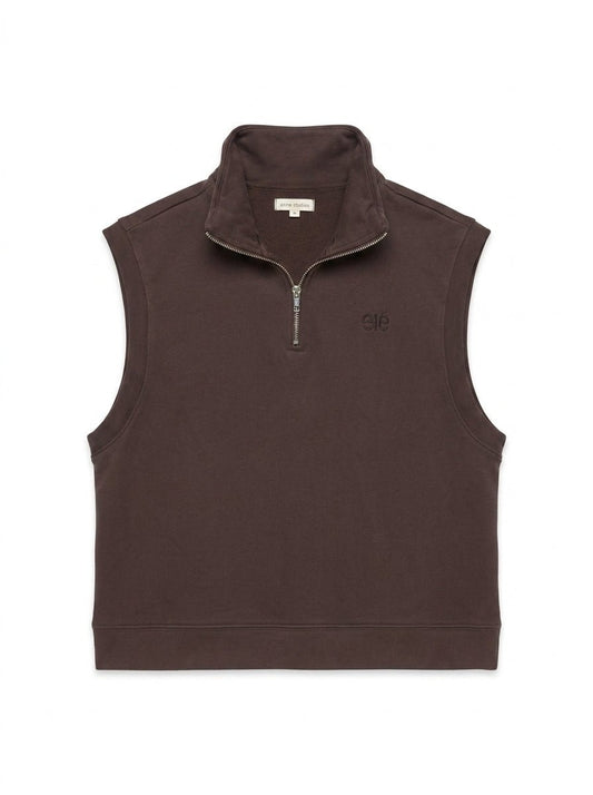 Pull sans manche marron Esme Studios taille M seconde main CoClo femmes