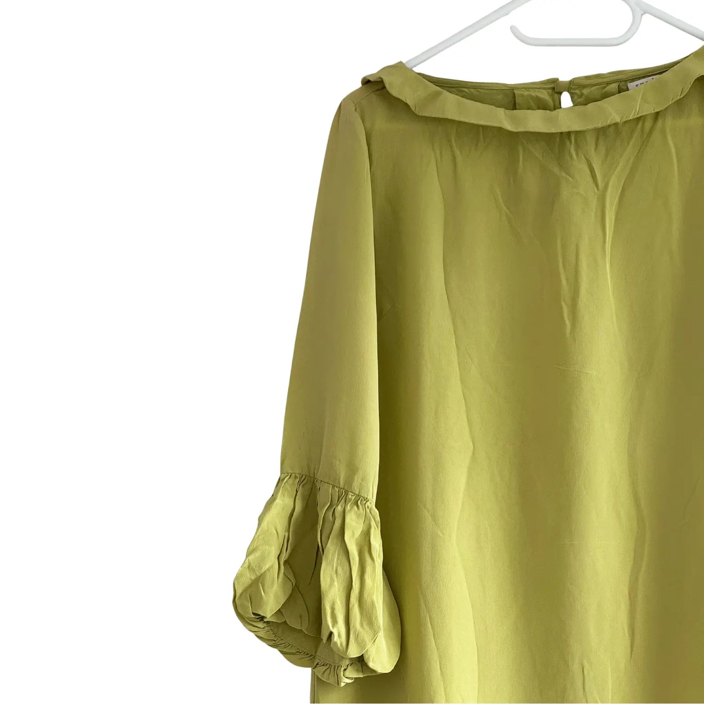 Robe vert anis - Taille 2/M Rue Blanche