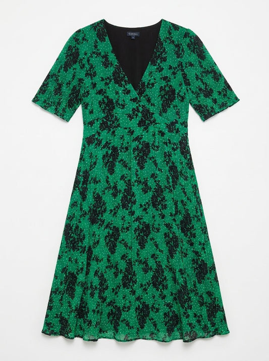 Robe Caroll vert Taille 40 Seconde main CoClo Femmes
