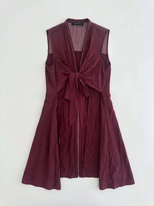 Robe taille S bordeaux All Saints Seconde main CoClo Femmes