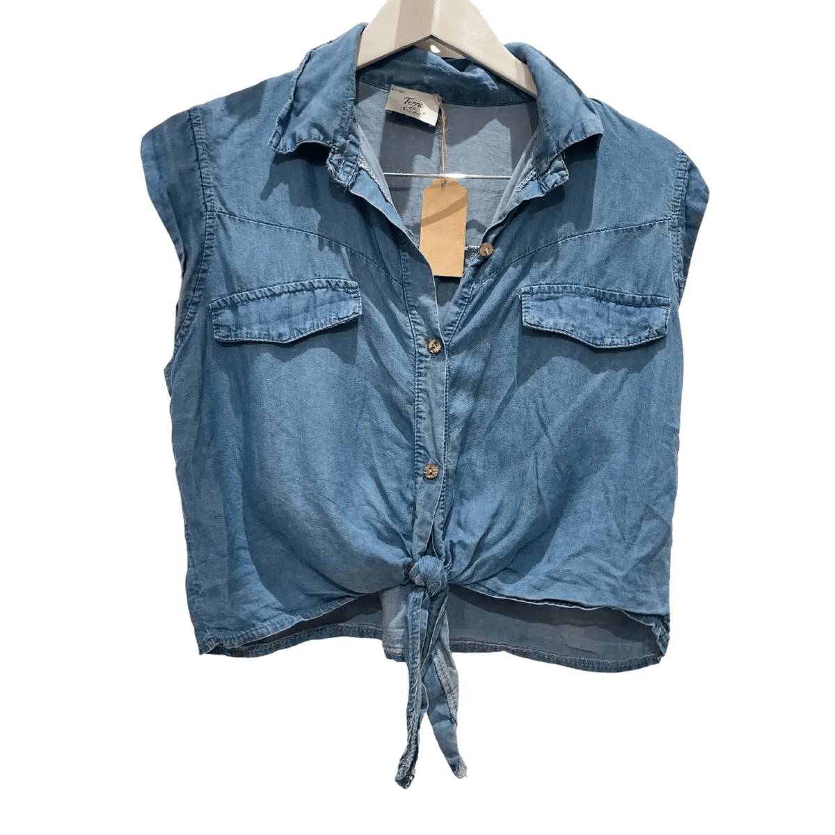 T-shirt Bleu Denim Taille S Tierra di Siena CoClo Seconde main Femmes