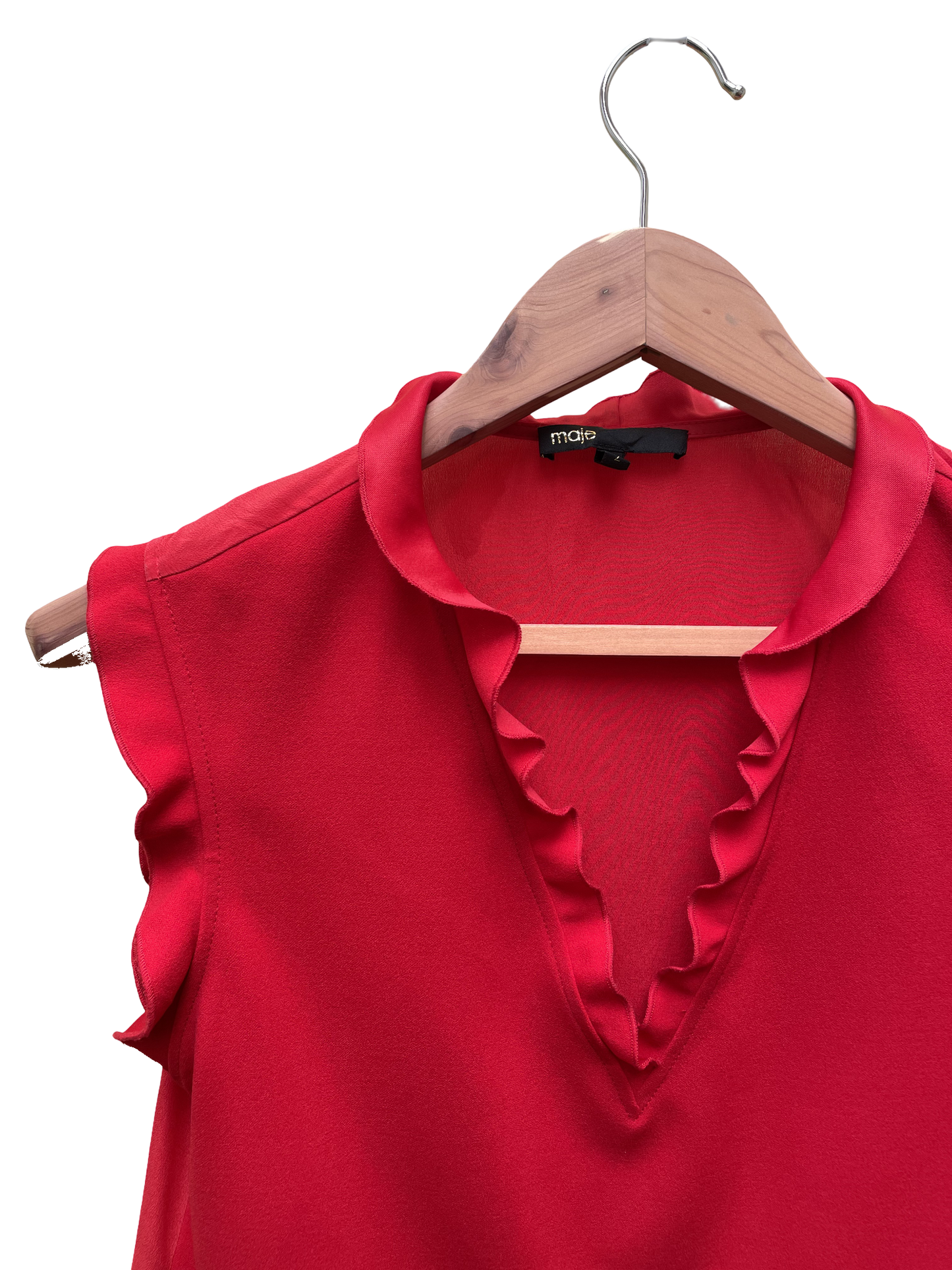 T-shirt Rouge - Taille 2 Majo CoClo Seconde main femmes