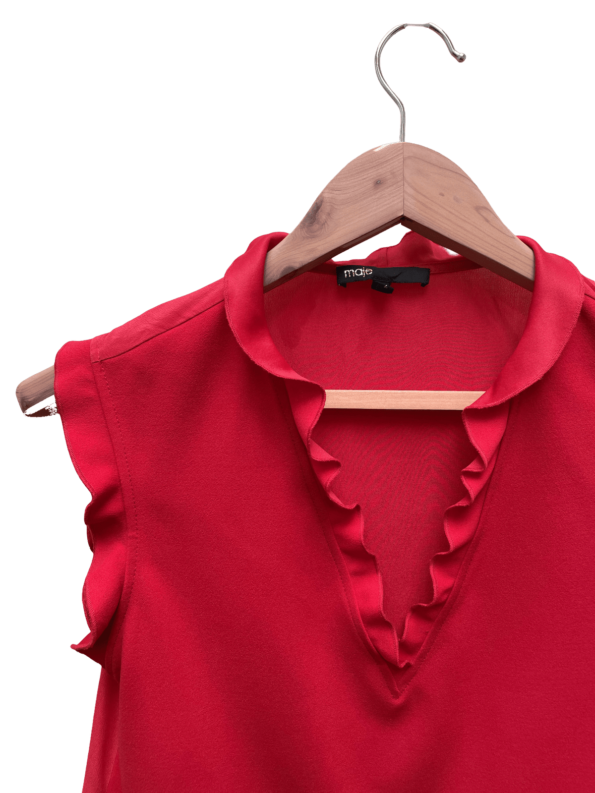 T-shirt Rouge - Taille 2 Majo CoClo Seconde main femmes