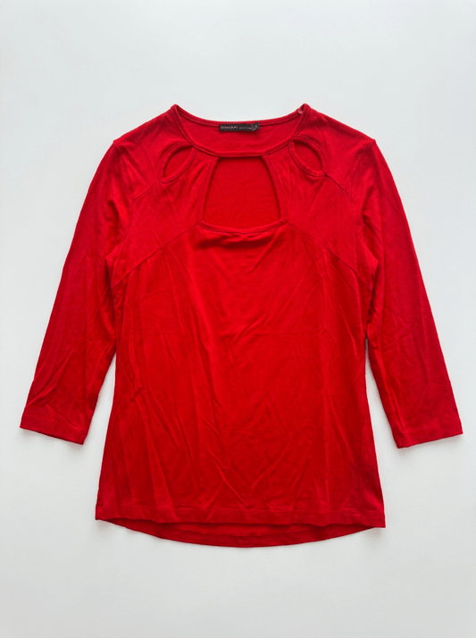 Top rouge taille 36 Dona Dura Seconde main CoClo Femmes