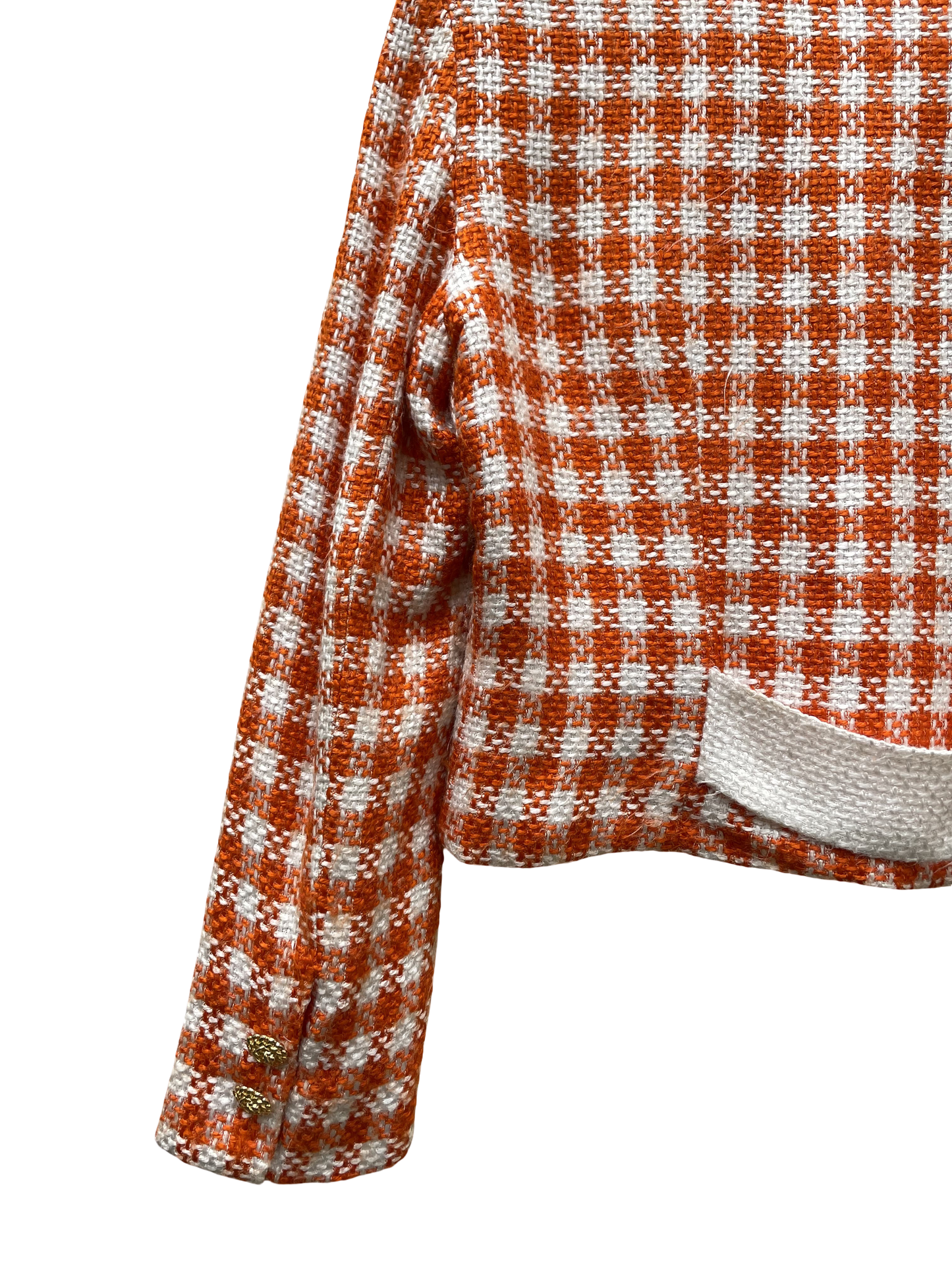 Blazer court taille 38 seconde main upcycing