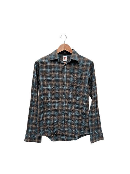 chemise a carreaux taille xs bellerose seconde main femme