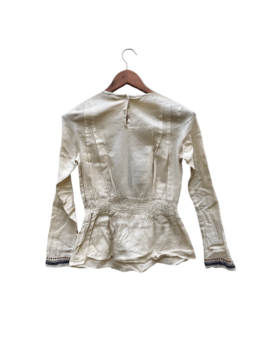 chemise blanc cassé taille 1 s bellerose seconde main femme
