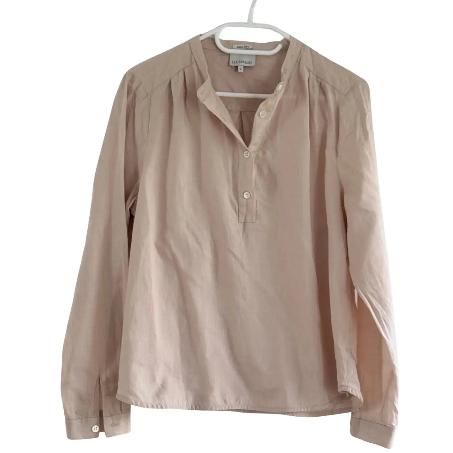 Chemise rose pâle - Taille 3/L Rue Blanche seconde main femme