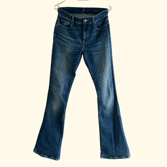 Jean flare taille 27 7 for all mankind seconde main femme