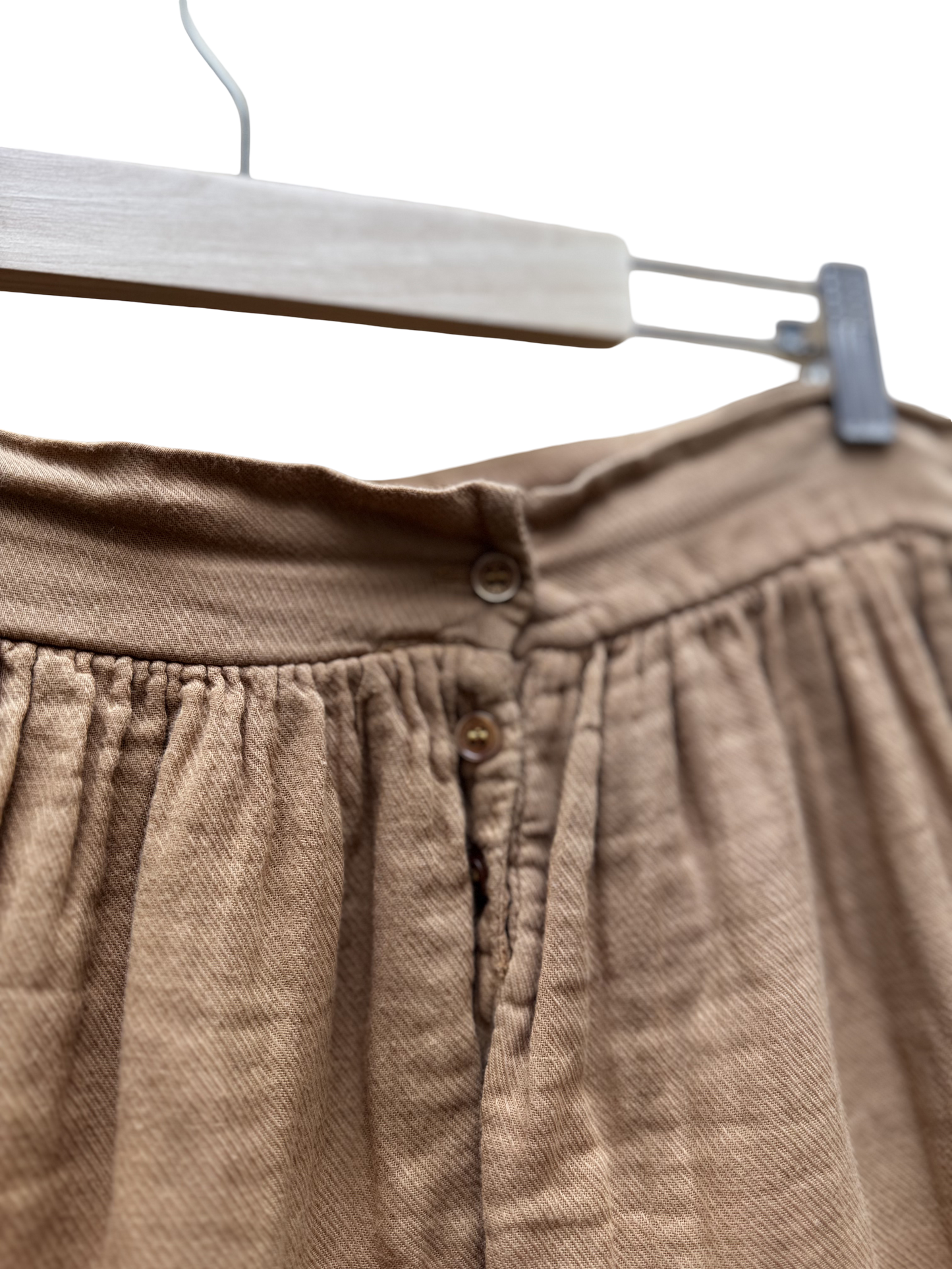 Jupe camel taille S Bellerose seconde main femme