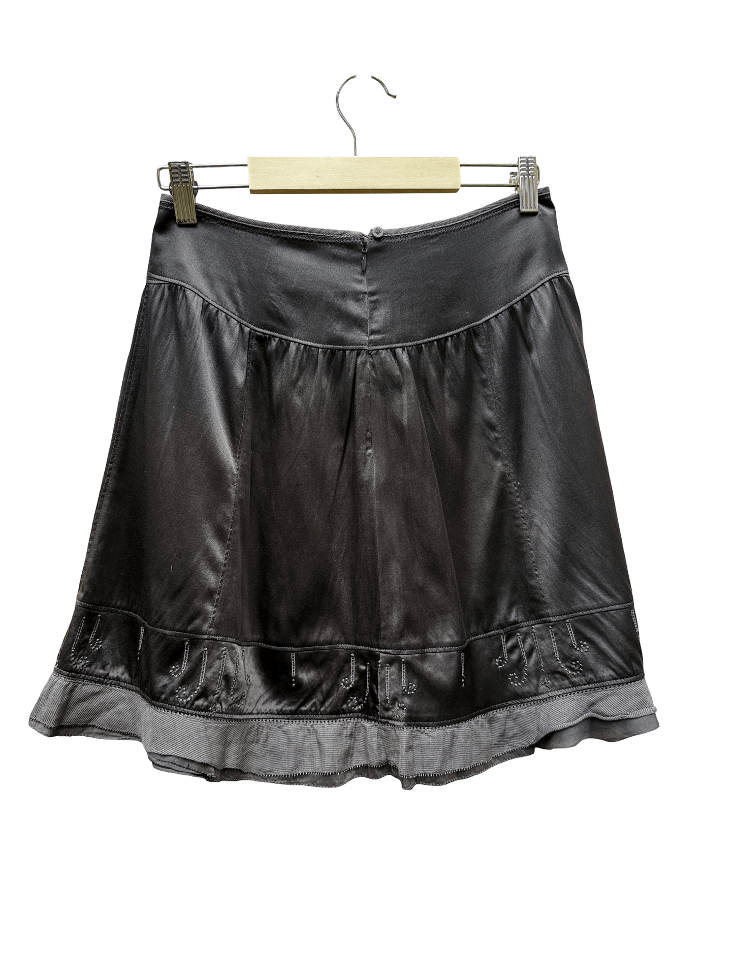 jupe grise taille 34 chattawak seconde main femme